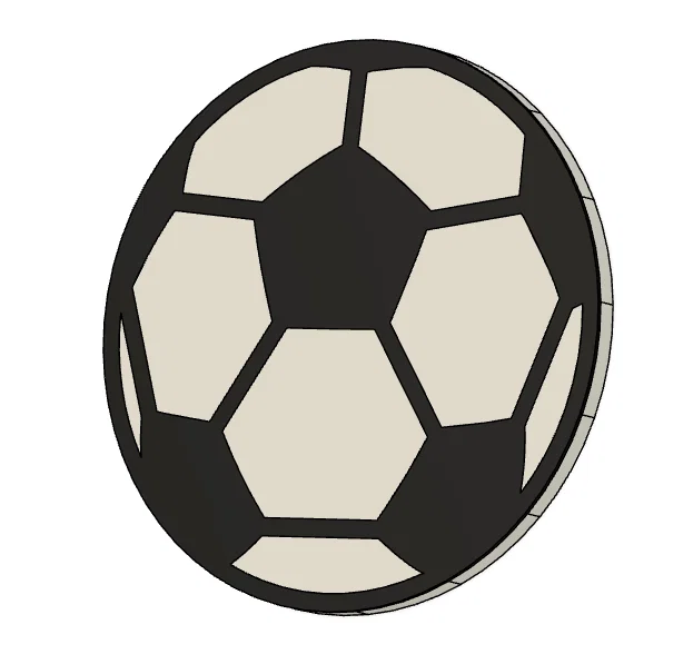 Đồng xu/Chip poker hình bóng đá (Soccer Ball Coin/Poker Chip) - Image 1