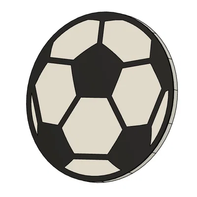 Đồng xu/Chip poker hình bóng đá (Soccer Ball Coin/Poker Chip)