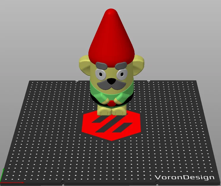 Mô hình chú lùn làm vườn Gerald từ phim Bluey (Dành cho in MMU) - Image 1