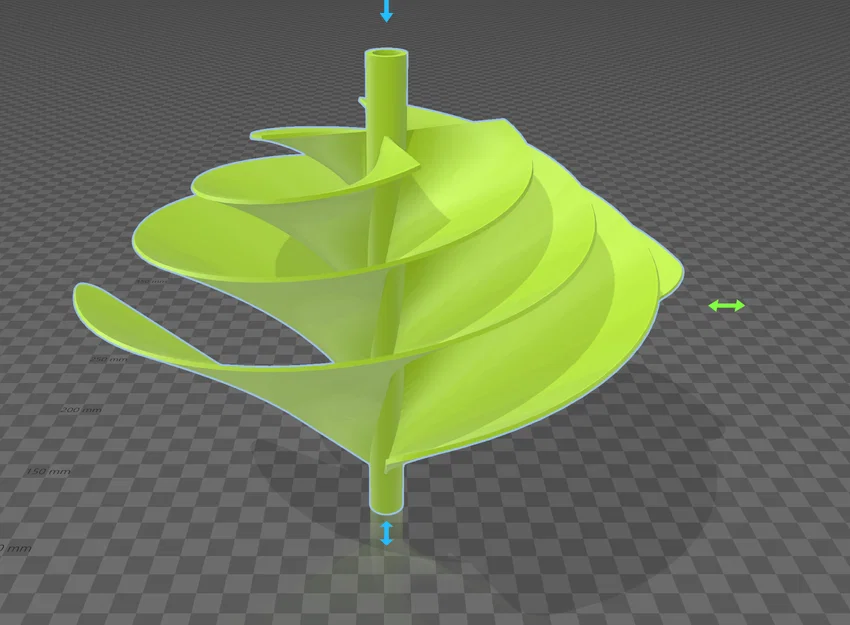 Phi & Turbines Archimedes: file STEP, STL, FreeCAD - Image 1