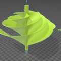 Phi & Turbines Archimedes: file STEP, STL, FreeCAD - Thumbnail 1