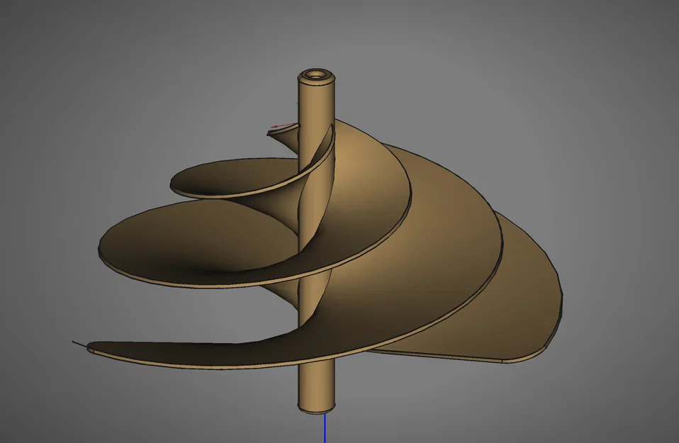 Phi & Turbines Archimedes: file STEP, STL, FreeCAD - Image 2