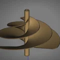Phi & Turbines Archimedes: file STEP, STL, FreeCAD - Thumbnail 2