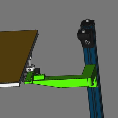 Voron Trident fixed Nozzle Scubber – Bộ chà nozzle cố định (không đi theo bed)