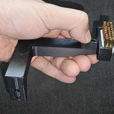 Gá kẹp bàn chải Voron Trident (cơ chế ma sát, không dùng ốc vít)