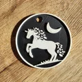 Mặt dây chuyền hình kỳ lân Unicorn độc đáo cho tín đồ trang sức 3D - Thumbnail 1