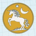 Mặt dây chuyền hình kỳ lân Unicorn độc đáo cho tín đồ trang sức 3D - Thumbnail 2
