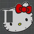 Hello Kitty Stratocaster (thân đàn Strat kiểu Squier) - file in 3D - Thumbnail 2