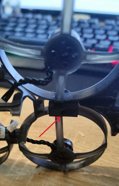 Ngàm gắn GPS cho Mobula 8 - V2 - Image 6