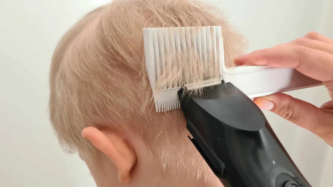 Lược Cữ Cắt Tóc 3D - Dụng Cụ Hỗ Trợ Tông Đơ Chuyên Nghiệp Tại Nhà - Image 2