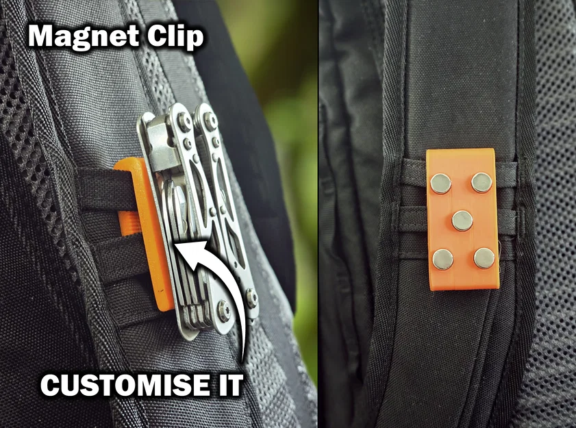 Kẹp balo nam châm đa năng (Universal Magnetic Backpack Clip) - Image 1