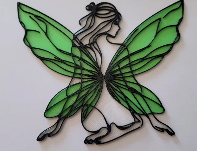 Fee | Fairy One Line Art - Multicolor - Image 1