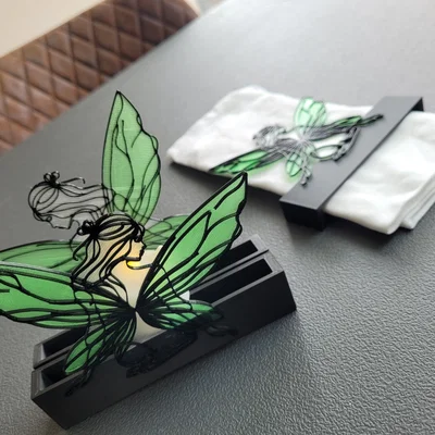 Fee | Fairy One Line Art - Multicolor