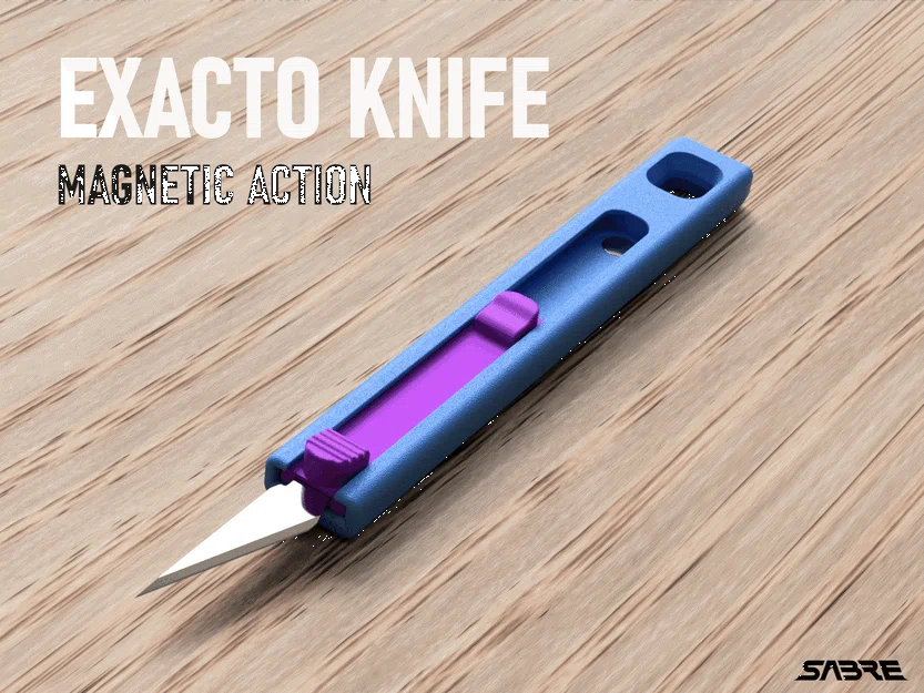 Dao Exacto cơ chế nam châm (Exacto knife Magnetic) - Image 1
