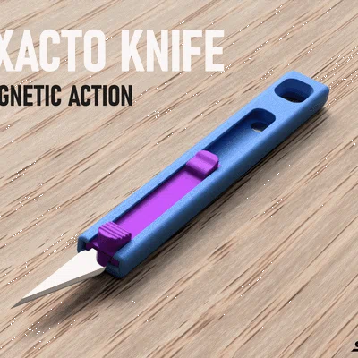 Dao Exacto cơ chế nam châm (Exacto knife Magnetic)