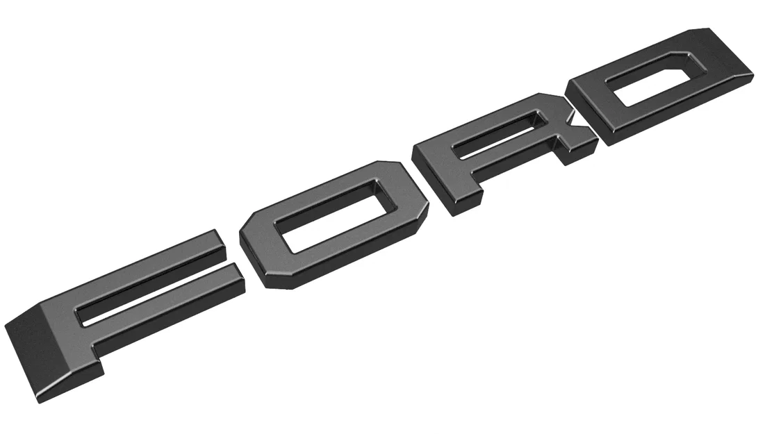 Mô hình logo trang trí 3D cho mặt nạ ca-lăng xe Ford Lobo - Image 7