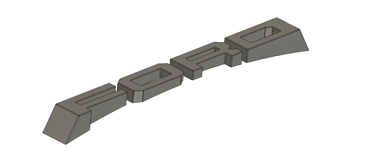 Mô hình logo trang trí 3D cho mặt nạ ca-lăng xe Ford Lobo - Image 9