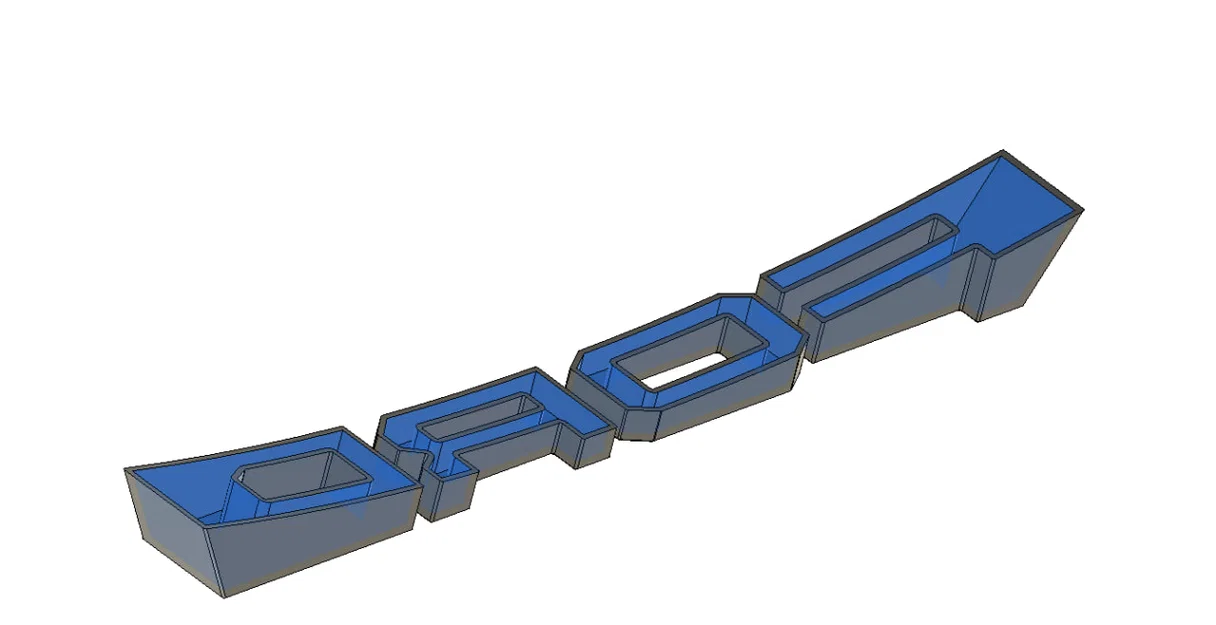 Mô hình logo trang trí 3D cho mặt nạ ca-lăng xe Ford Lobo - Image 11