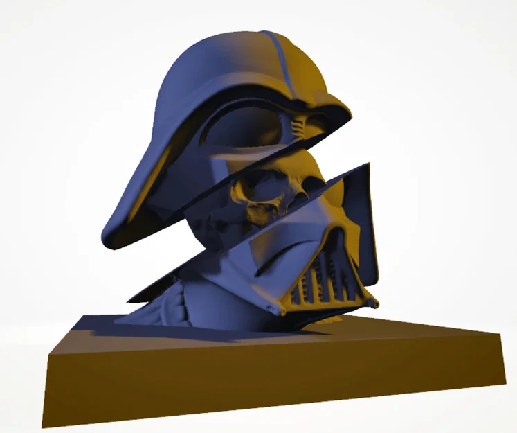 Mô hình Darth Vader cắt lớp - Đồ trang trí in 3D độc đáo - Image 1