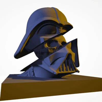 Mô hình Darth Vader cắt lớp - Đồ trang trí in 3D độc đáo