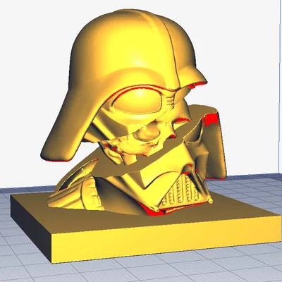 Mô hình Darth Vader cắt lớp - Đồ trang trí in 3D độc đáo