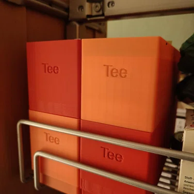 Hộp Đựng Túi Trà Xếp Chồng In 3D (Stackable Tea Bag Box)