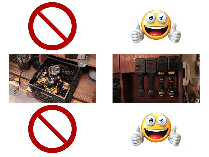 Giá treo máy khoan tường đa năng (Bosch, Dewalt, Milwaukee, Mastercraft) - Image 2