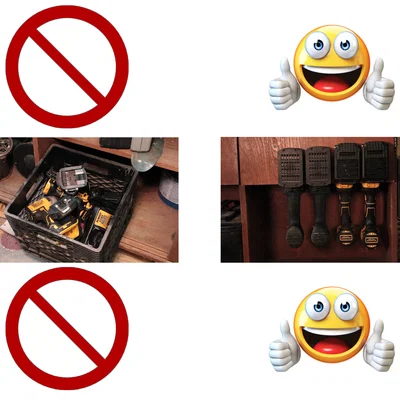 Giá treo máy khoan tường đa năng (Bosch, Dewalt, Milwaukee, Mastercraft)