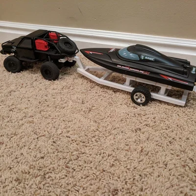 Trailer thuyền RC tỉ lệ 1:24 (1:24 Scale RC Boat Trailer)