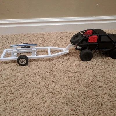Trailer thuyền RC tỉ lệ 1:24 (1:24 Scale RC Boat Trailer)