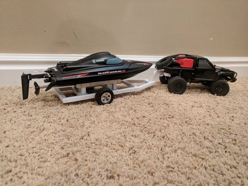 Trailer thuyền RC tỉ lệ 1:24 (1:24 Scale RC Boat Trailer) - Image 4