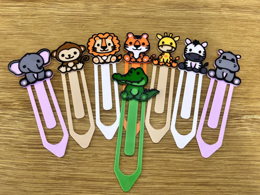 Kẹp sách hình cá sấu 3D (Cute Crocodile Bookmark) xinh xắn - Image 1