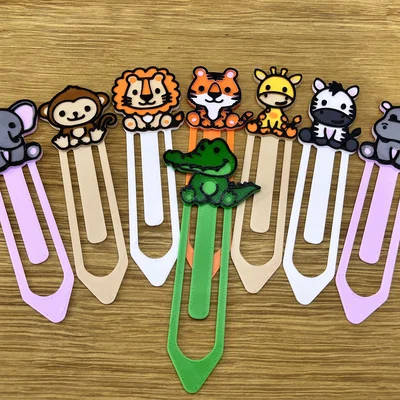 Kẹp sách hình cá sấu 3D (Cute Crocodile Bookmark) xinh xắn