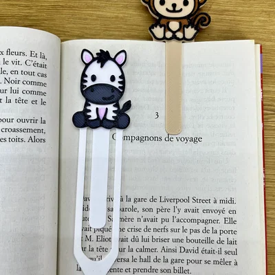 Bookmark Ngựa Vằn Dễ Thương (Cute Zebra Bookmark)