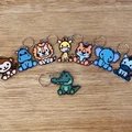 Móc khóa cá sấu 3D đáng yêu (Cute Crocodile Keychain) - Thumbnail 1