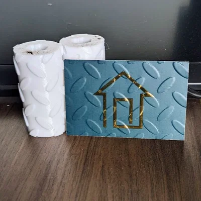 Trục lăn vân kim cương (Diamond Tread Plate) cho máy dập danh thiếp 3D