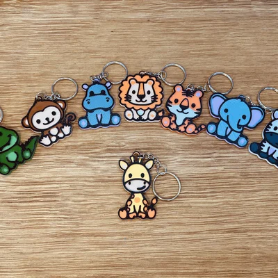 Móc khóa Hươu Cao Cổ Dễ Thương (Cute Giraffe Keychain)