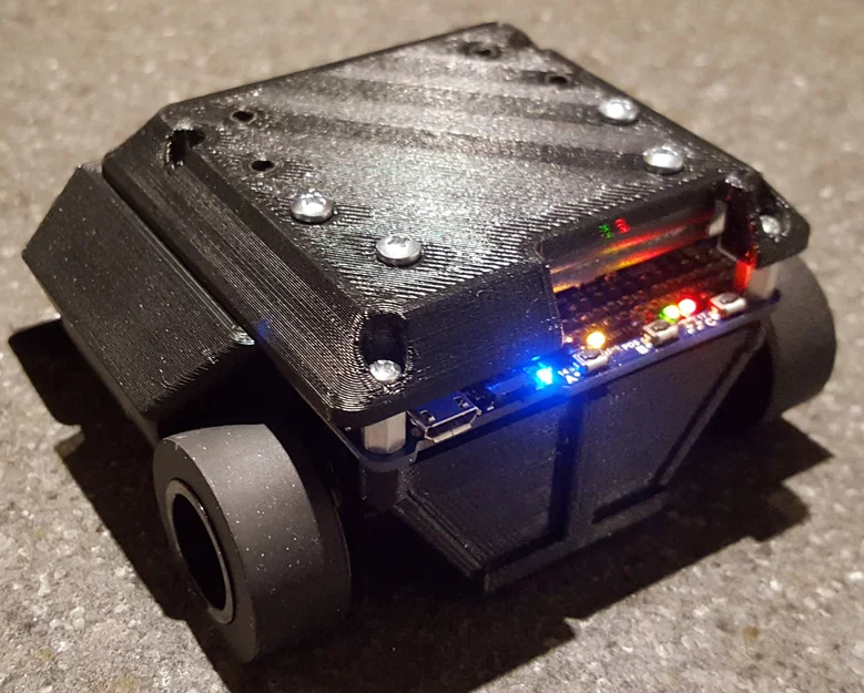 Khung sườn Mini-Sumo (Mini-Sumo Chassis) in 3D cho robot thi đấu - Image 2