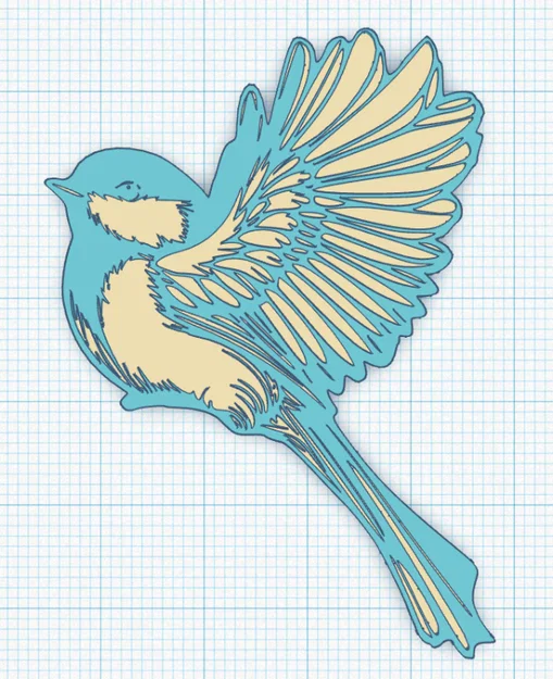 Móc khóa: Chú chim nhỏ (2 màu) - Image 3