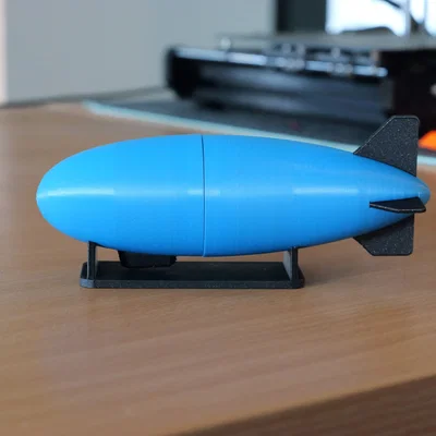 Zeppelin/Dirigible/Airship/Dropship Đồ Chơi (in 2 phần)