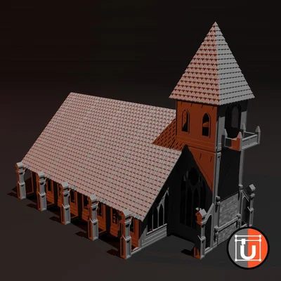 Nhà thờ cho tabletop wargaming 28mm