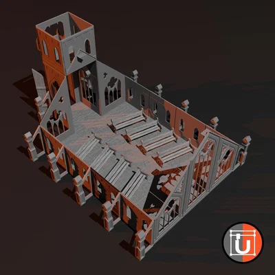 Nhà thờ cho tabletop wargaming 28mm