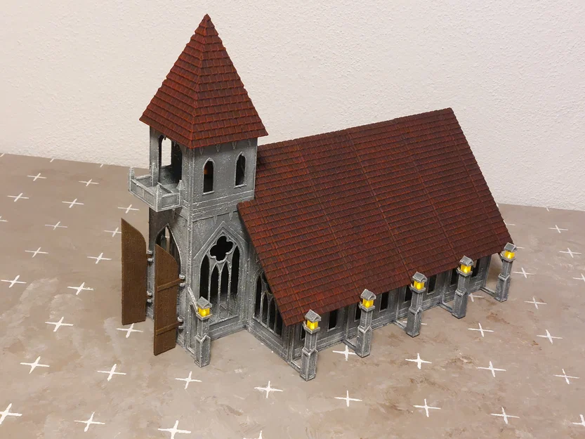 Nhà thờ cho tabletop wargaming 28mm - Image 3