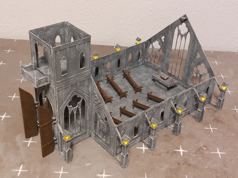 Nhà thờ cho tabletop wargaming 28mm - Image 4