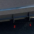 Ốp khuếch tán cản sau (rear bumper diffuser) cho TESLA Model 3 - Thumbnail 2