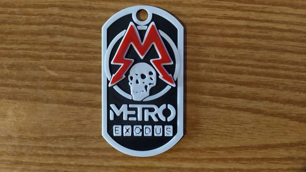 Thẻ bài quân đội Metro Exodus - Mô hình in 3D độc đáo cho fan game - Image 1