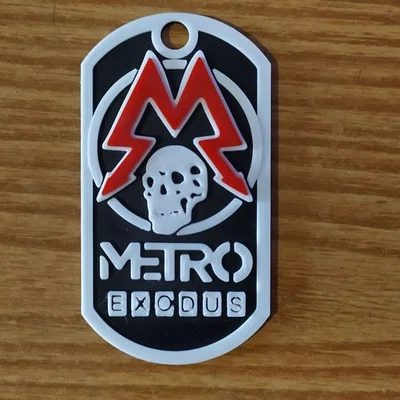 Thẻ bài quân đội Metro Exodus - Mô hình in 3D độc đáo cho fan game