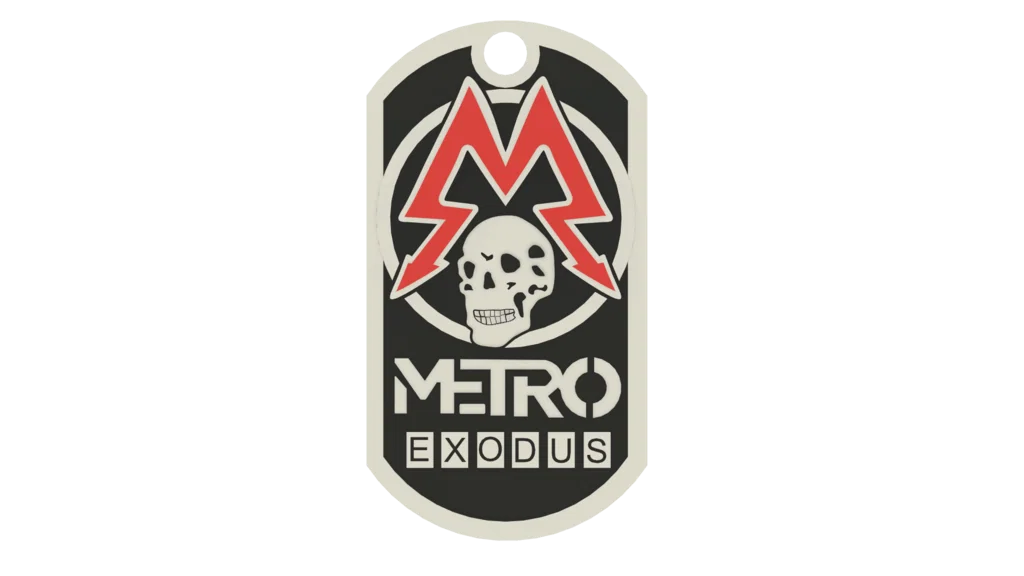 Thẻ bài quân đội Metro Exodus - Mô hình in 3D độc đáo cho fan game - Image 2