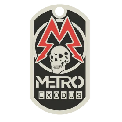 Thẻ bài quân đội Metro Exodus - Mô hình in 3D độc đáo cho fan game