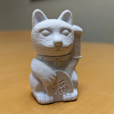 Mèo thần tài 3D - Cat Benchy dễ thương cho máy in của bạn